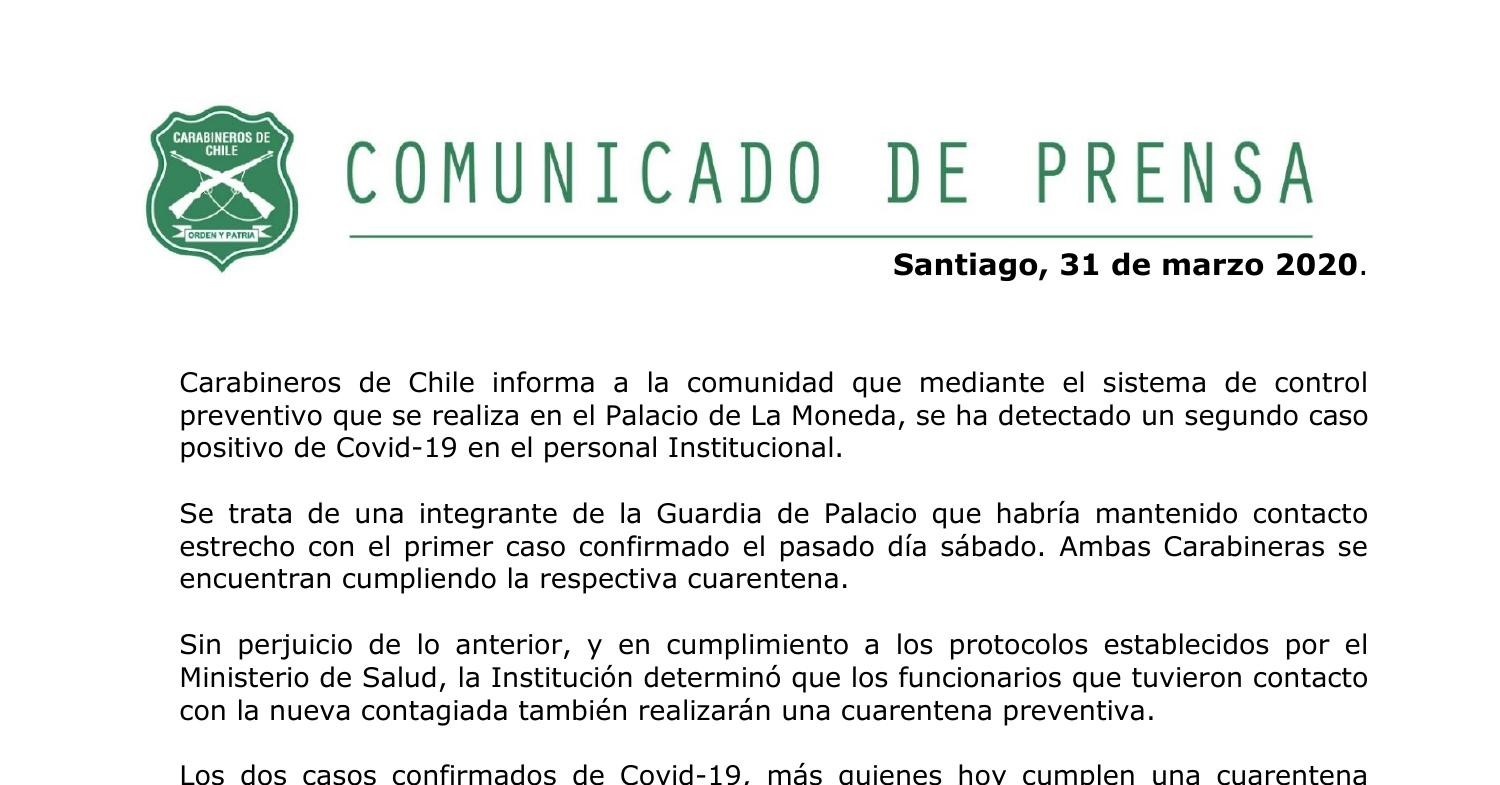 FORMATO COMUNICADO DE PRENSA Covid. 19 LA MONEDA.pdf | DocDroid