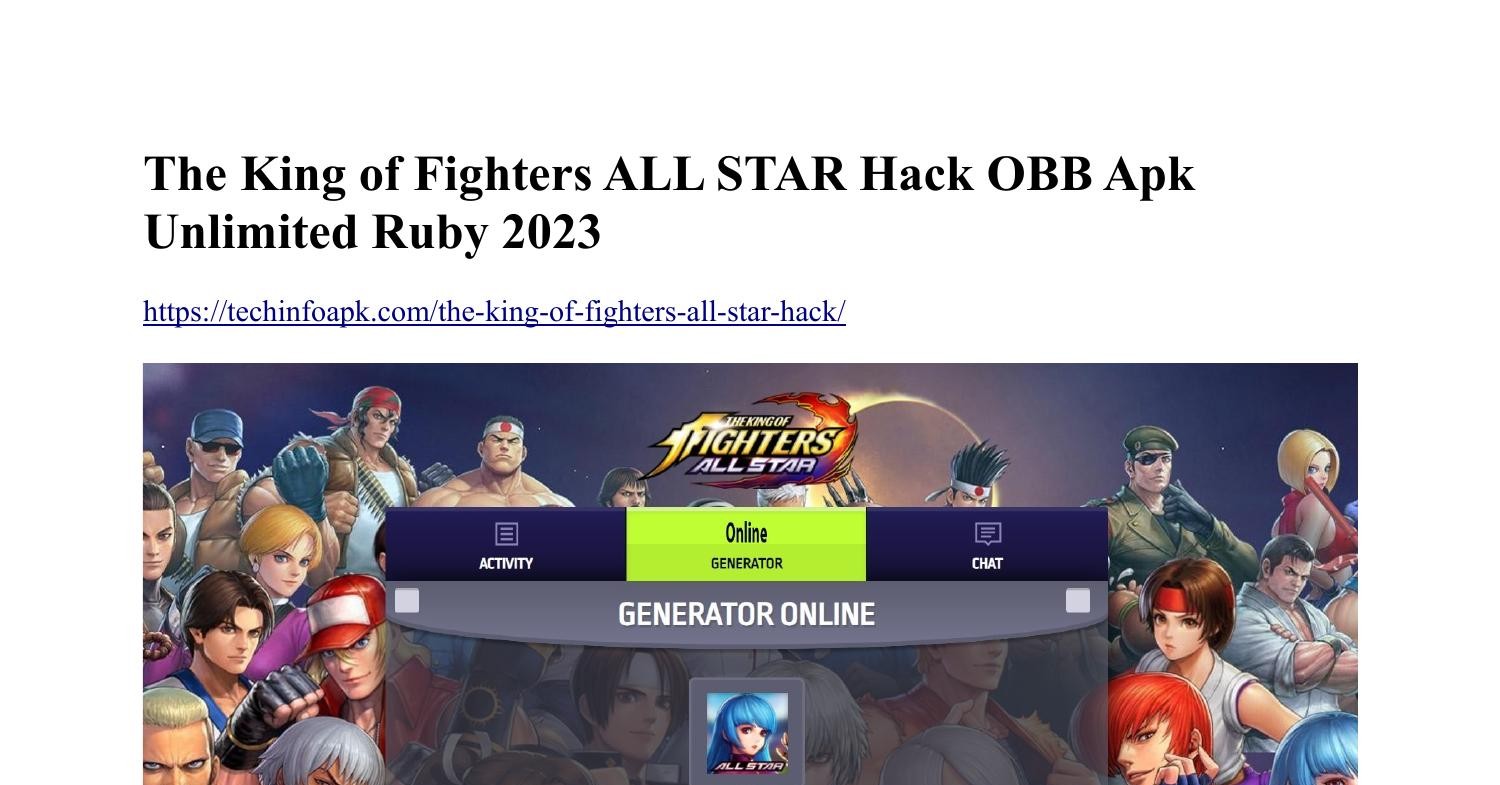 The King of Fighters ALLSTAR APK Download 2023 - Free - 9Apps