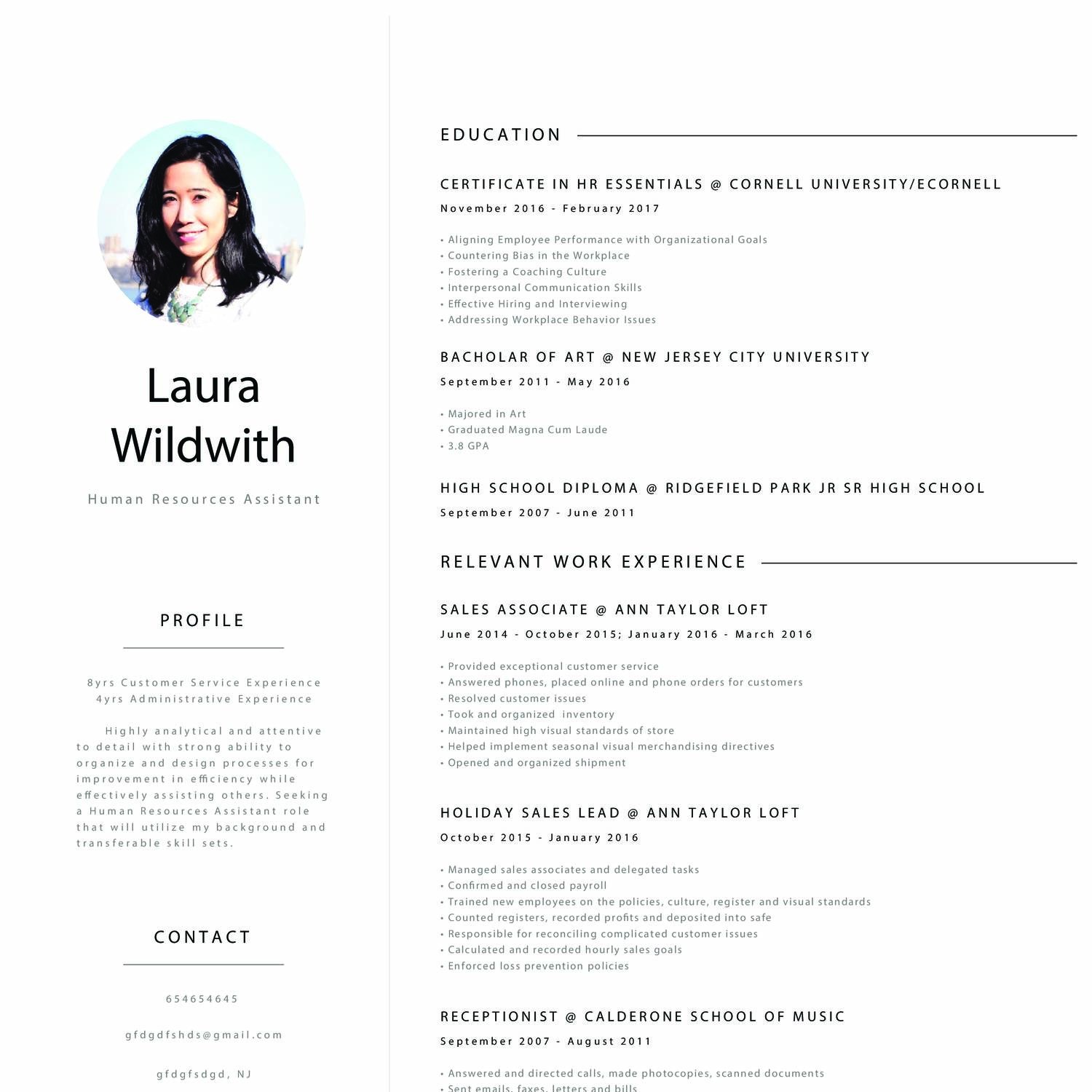 Jennifer Copeland HR Assistant Resume SAMPLE.pdf | DocDroid