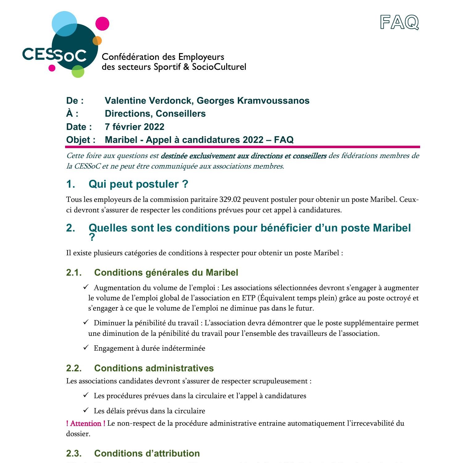 FAQ Appel à Candidatures 2022 2022-02-07.pdf | DocDroid