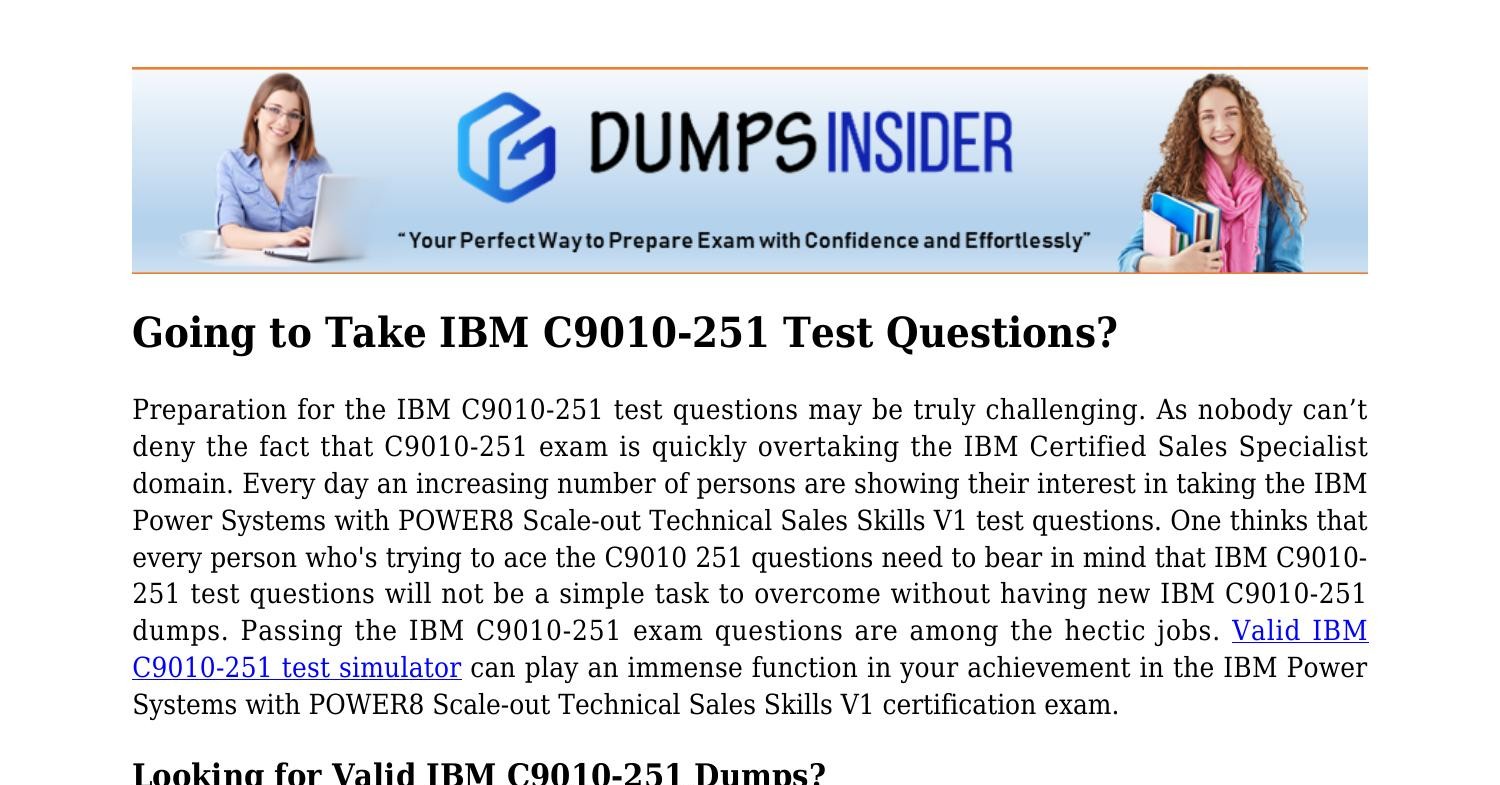 Pass C9010-251 Exam with Help of C9010-251 Test Simulator.pdf | DocDroid