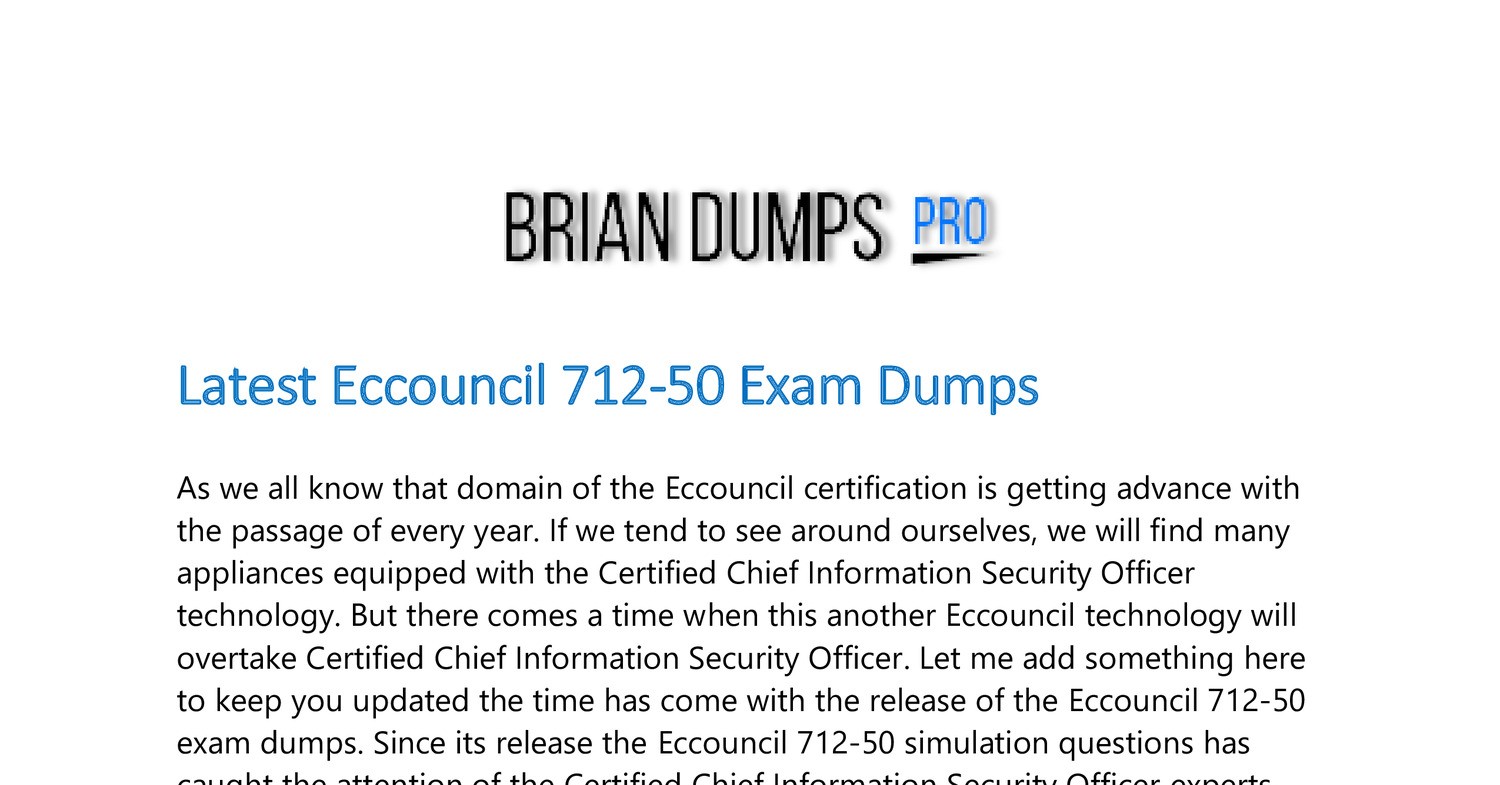 Improve Score Better With 712-50 Exam Cram.pdf | DocDroid