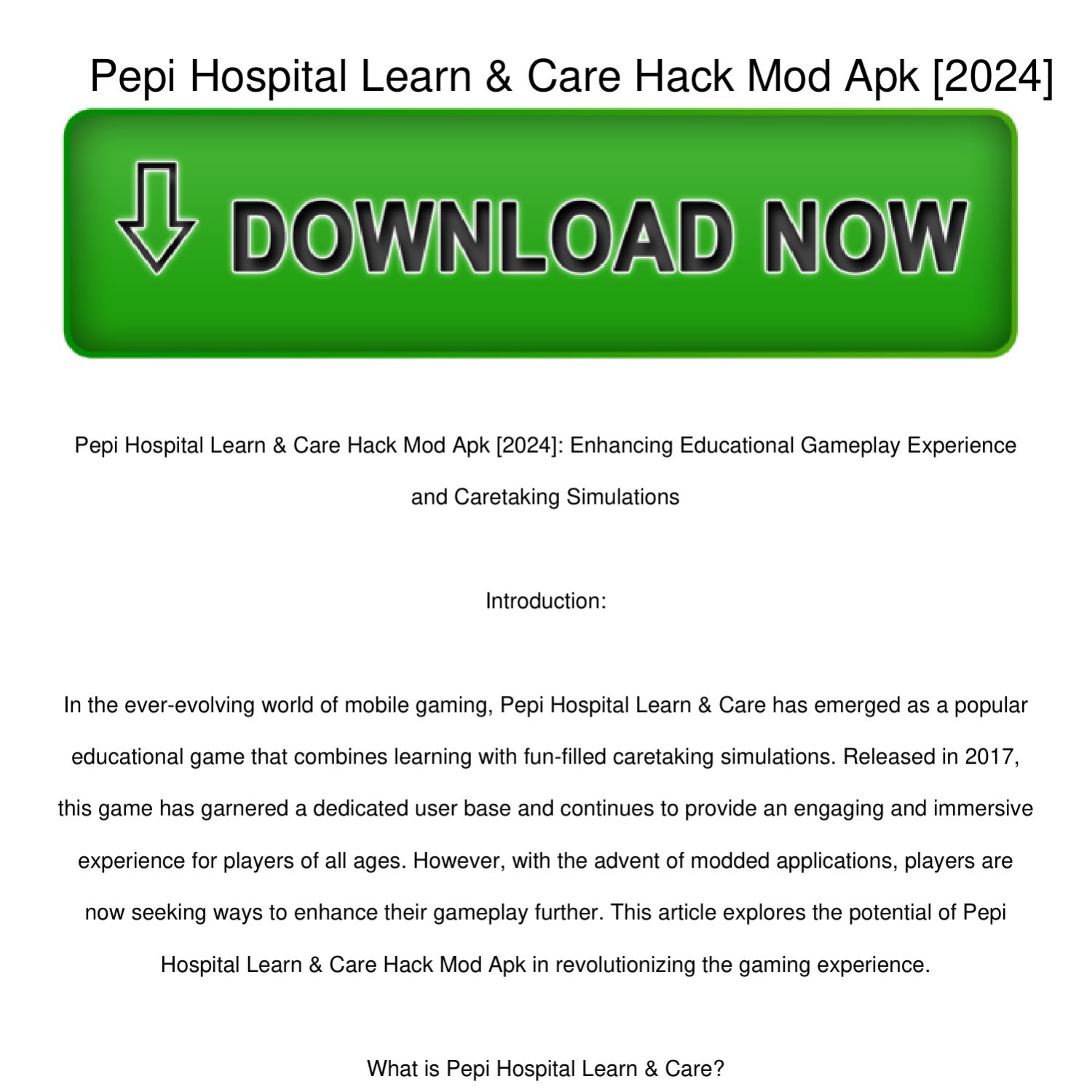 Pepi-Hospital-Learn-&-Care-Hack-Mod-Apk-[2024].pdf | DocDroid