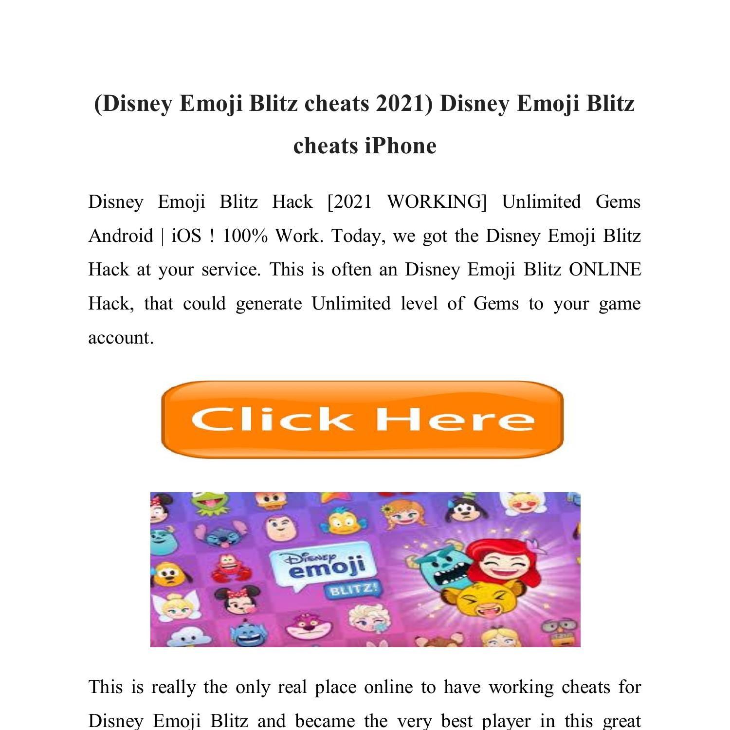 (Disney Emoji Blitz cheats 2021) Disney Emoji Blitz cheats iPhone.pdf