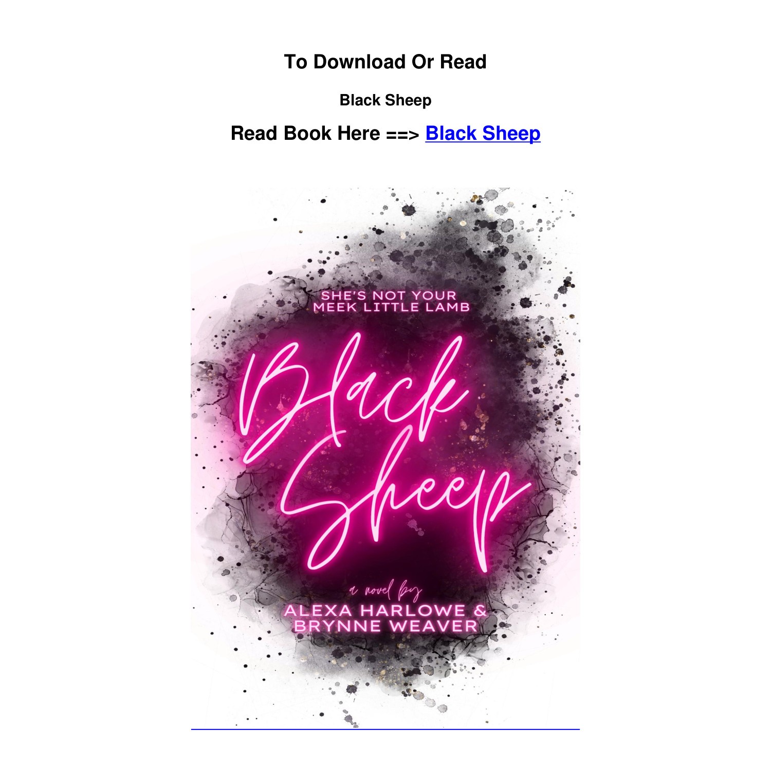 epub Download Black Sheep by Brynne Weaver.pdf | DocDroid