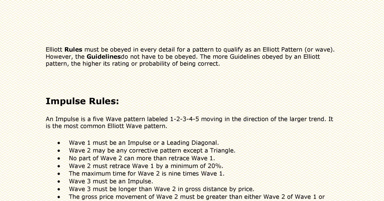 elliott wave principle pdf