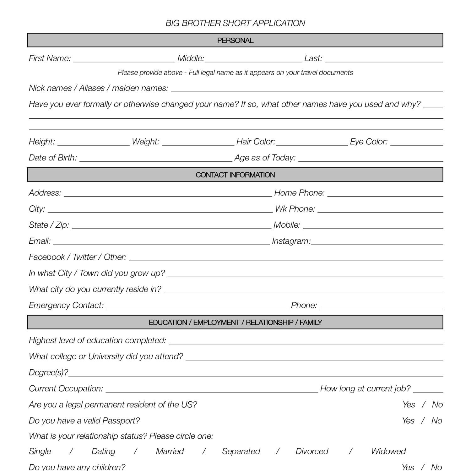Big Brother Casting Application.pdf DocDroid