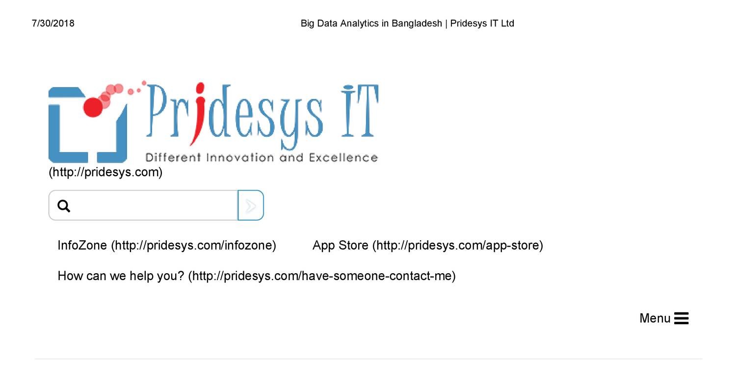 Big Data Analytics In Bangladesh _ Pridesys IT Ltd.pdf | DocDroid