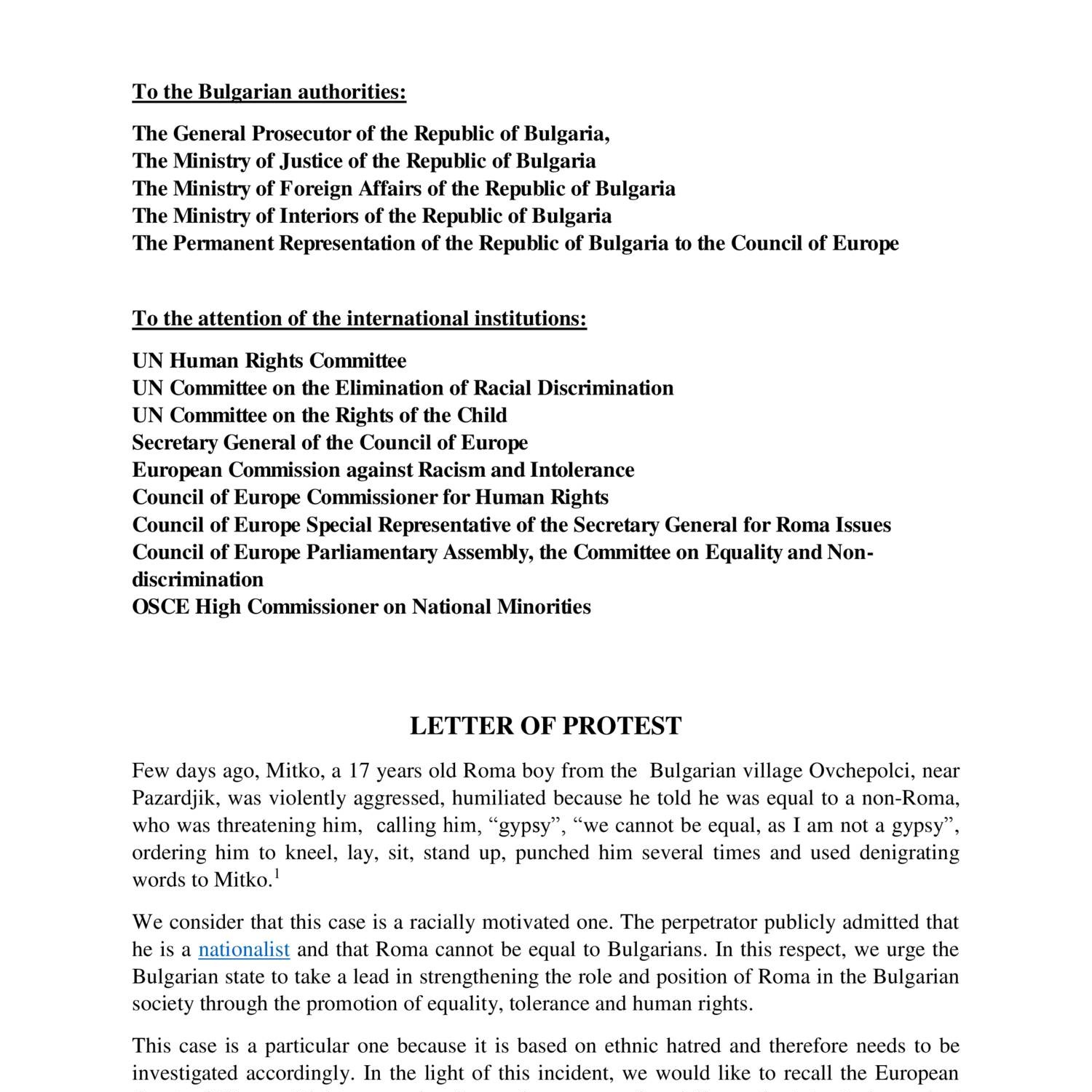 Letter Of Protestengpdf Docdroid 