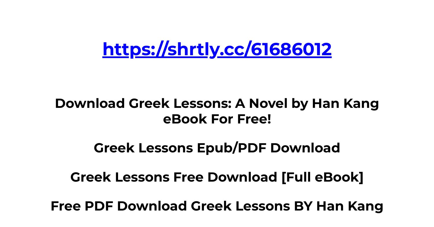 Greek lessons 2025 han kang pdf