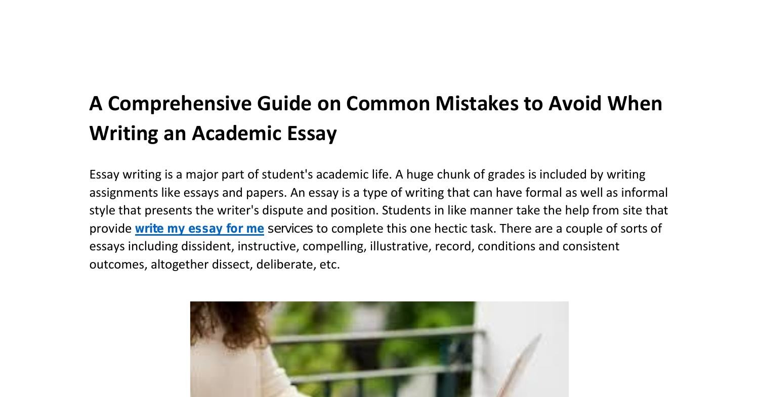 what to avoid when writing a college essay