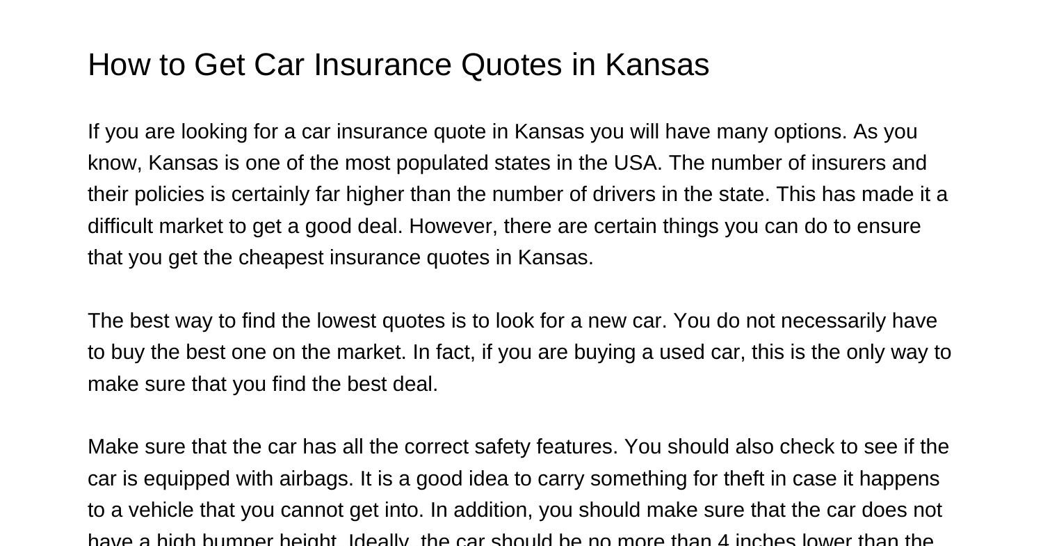 how-to-get-car-insurance-quotes-in-kansasamxmw-pdf-pdf-docdroid