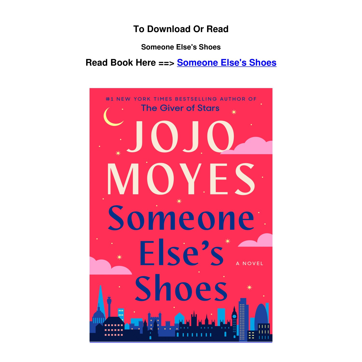 DOWNLOAD EPub Someone Else S Shoes BY Jojo Moyes.pdf | DocDroid