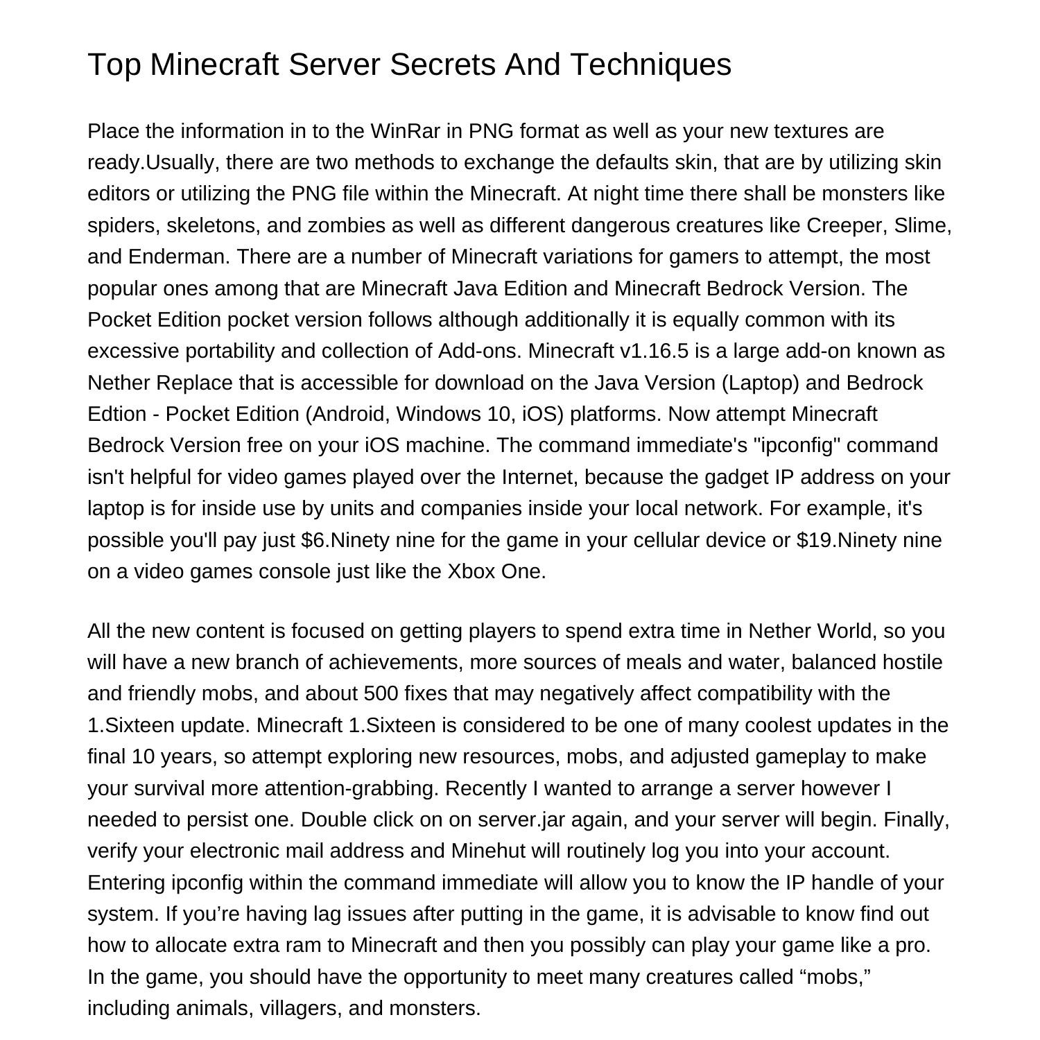 top-minecraft-server-secretspcnqb-pdf-pdf-docdroid