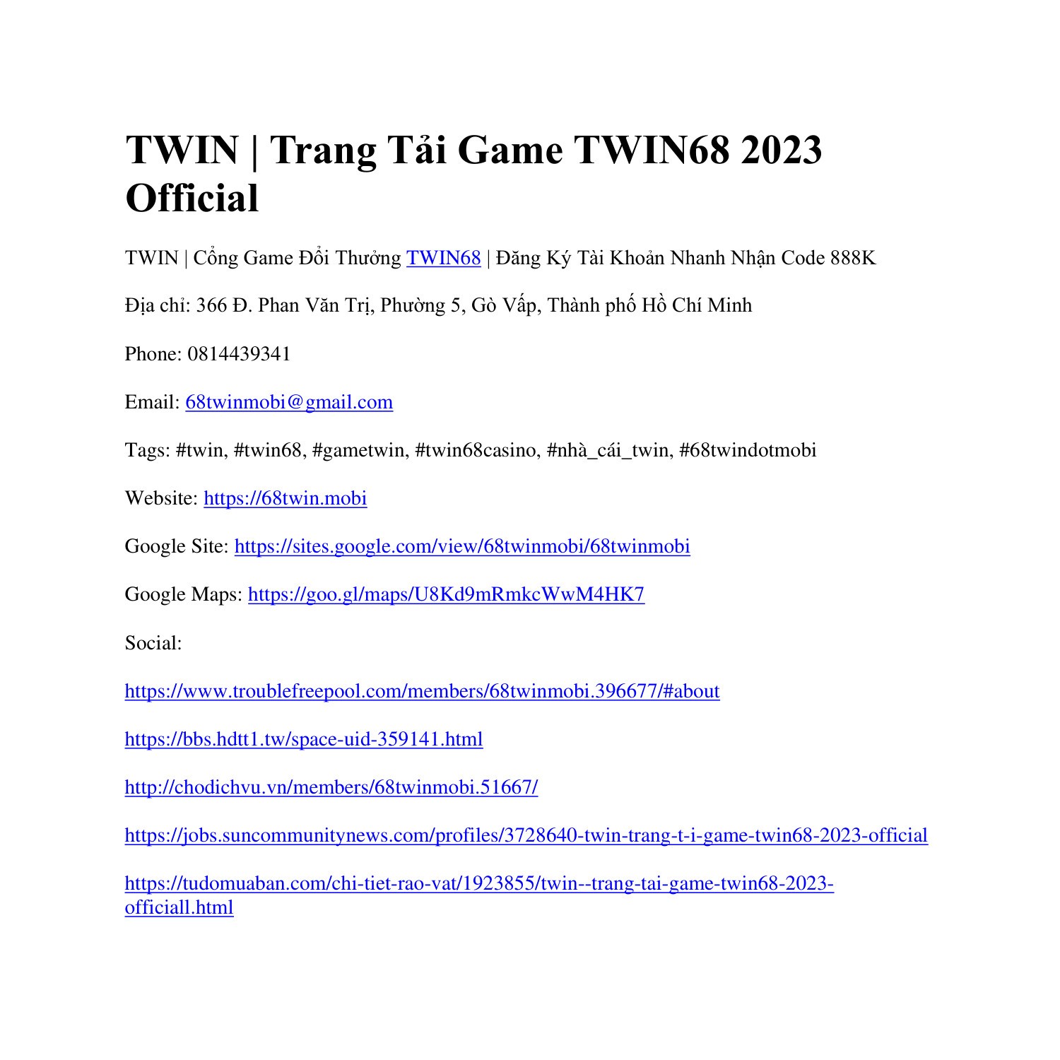 TWIN Trang Tải Game TWIN68 2023 Official docx DocDroid