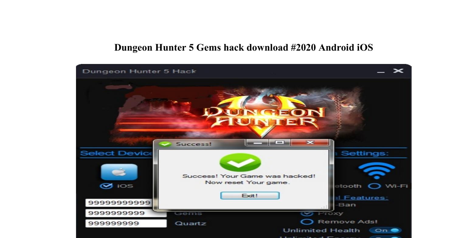 download dungeon hunter 5 hack tool