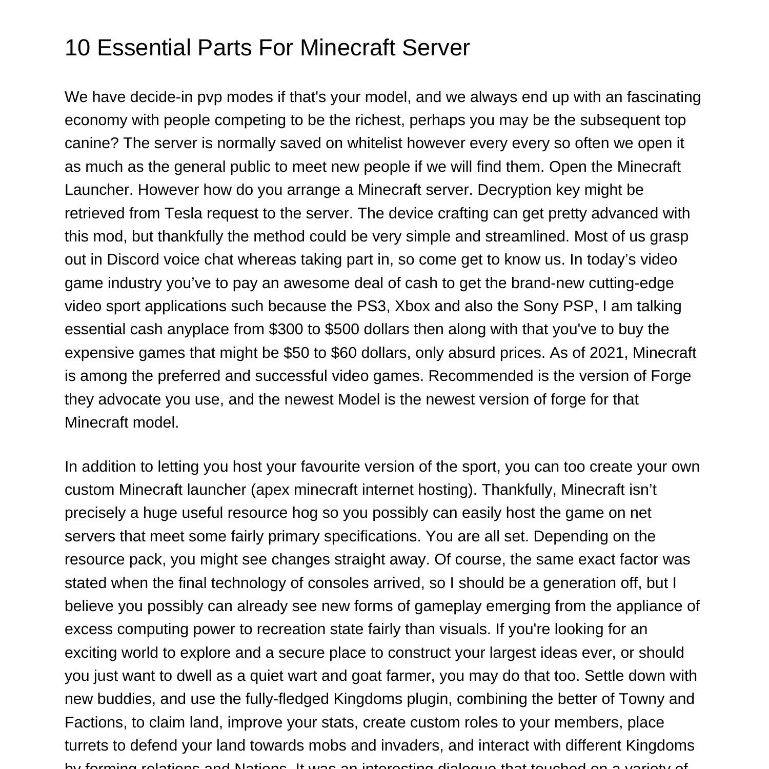 ten-important-parts-for-minecraft-serverbtcty-pdf-pdf-docdroid