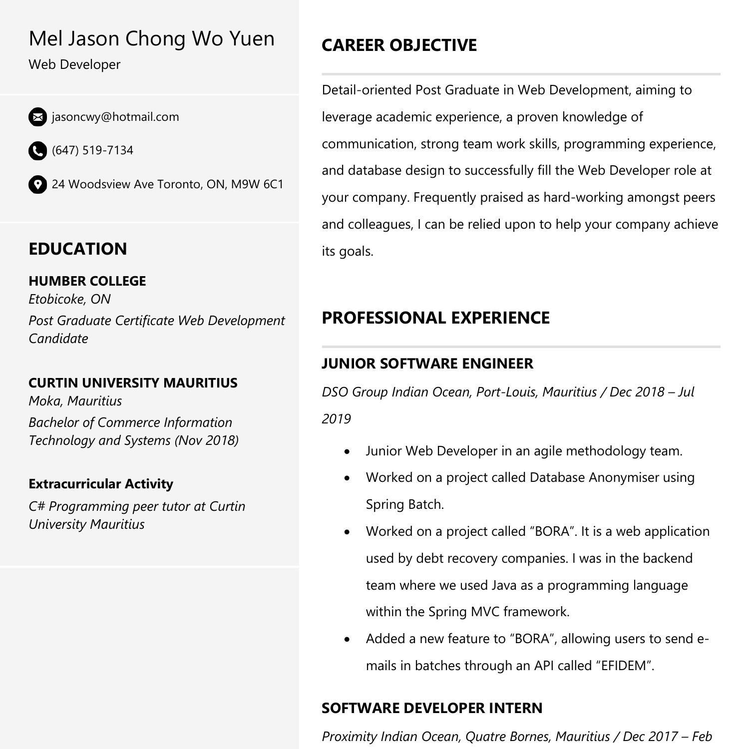 Resume - Mel Jason Chong Wo Yuen.pdf | DocDroid