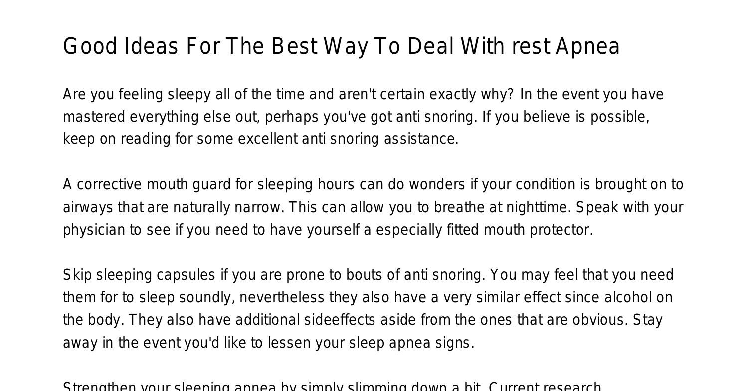 good-ideas-about-the-way-to-deal-with-rest-apneapdhkm-pdf-pdf-docdroid