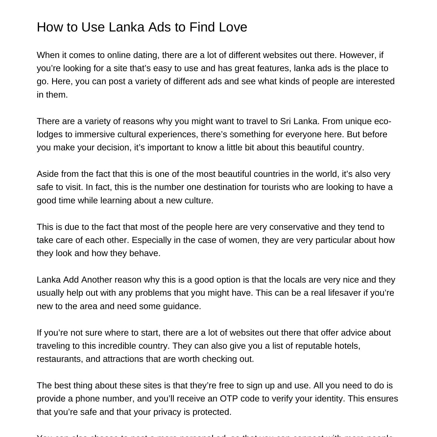 how-to-use-lanka-ads-to-find-loverfibd-pdf-pdf-docdroid