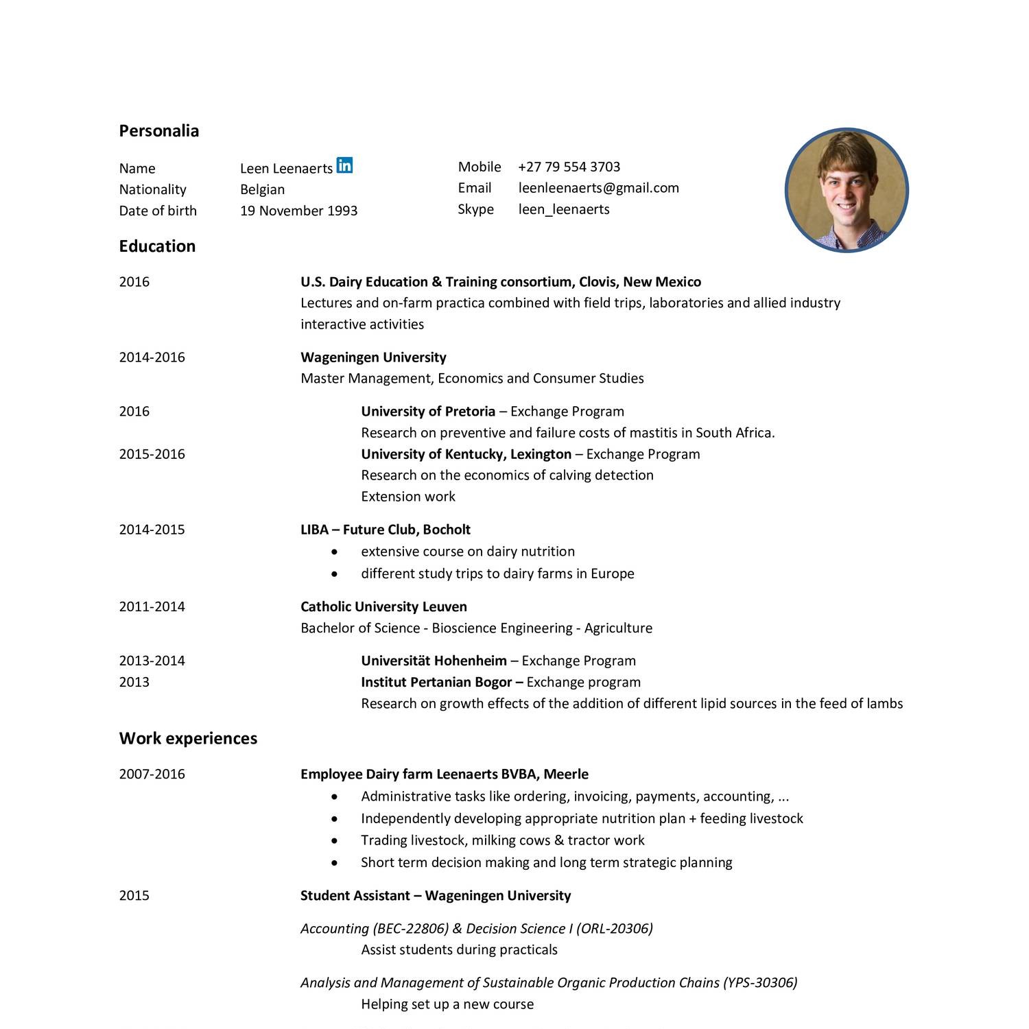 Curriculum Vitae English 7 Pdf Docdroid Riset