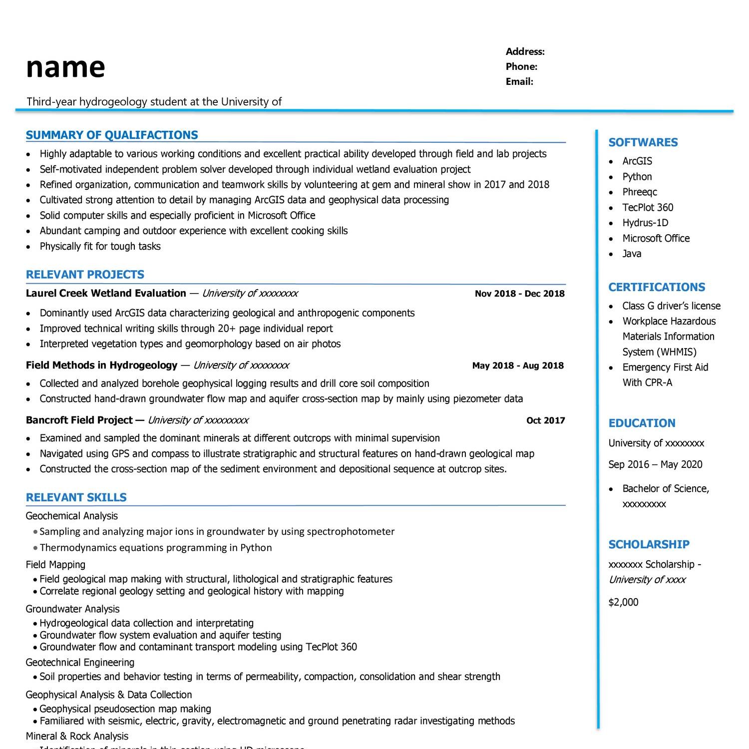 Sample resume pdf DocDroid