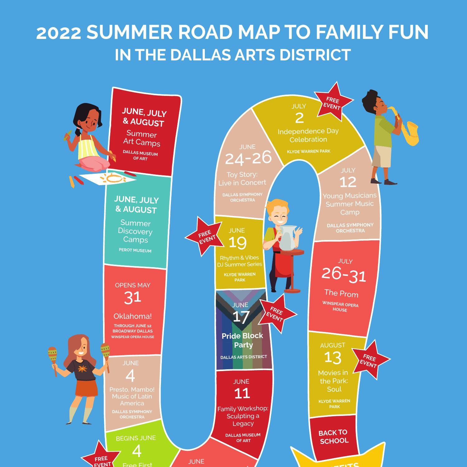 Dallas Arts District Family Road Map 2022 Pdf 