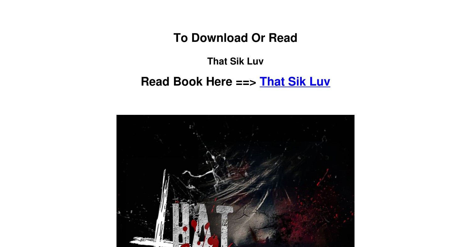 EPUB download That Sik Luv by Jescie Hall.pdf