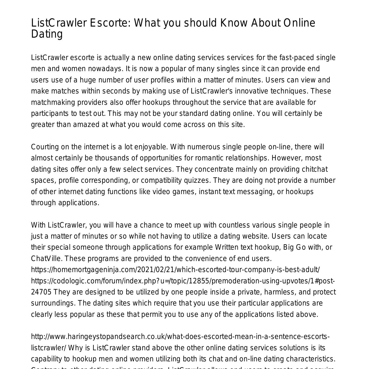 ListCrawler Escorte What you must Find Out About Online Datingtpveq.pdf