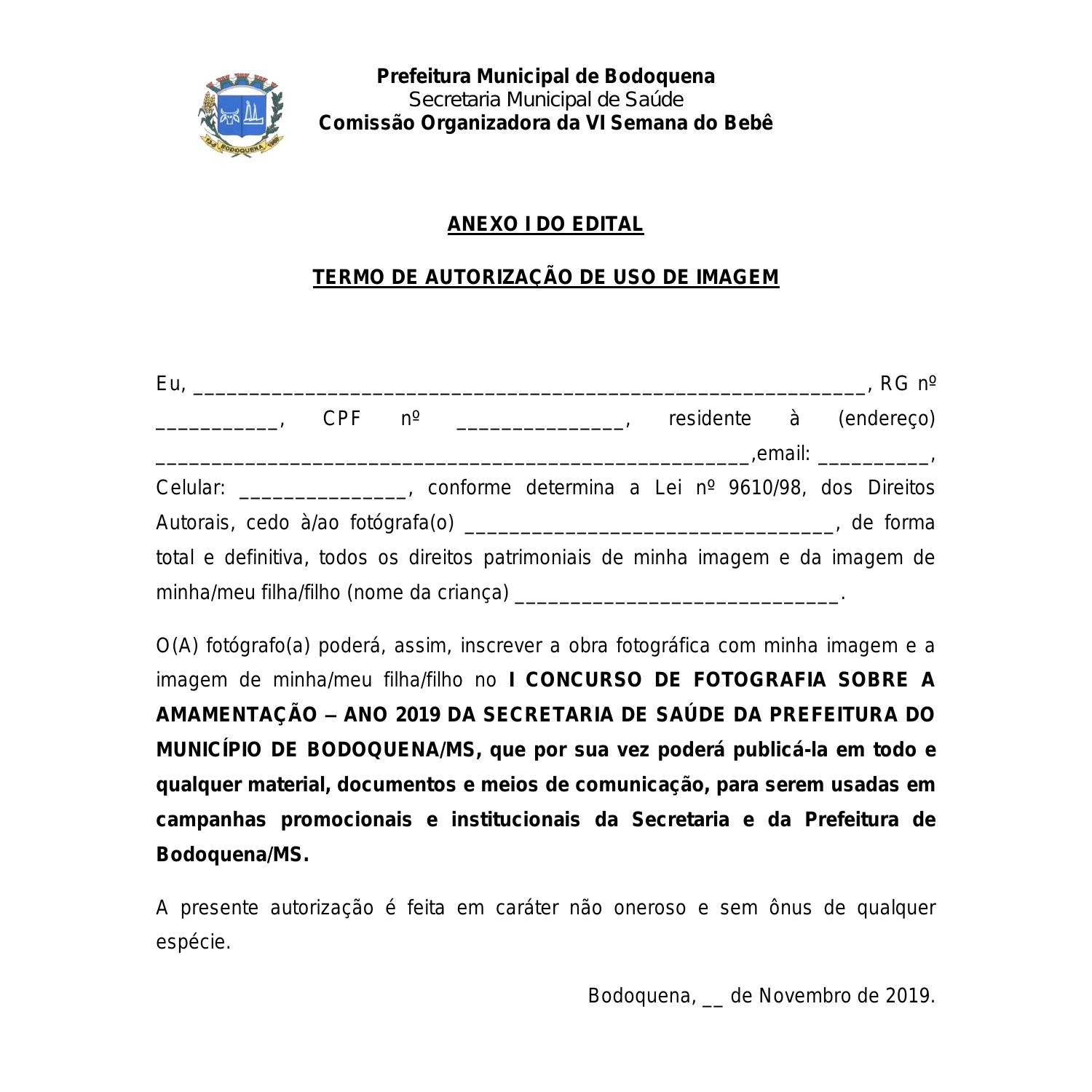 Exemplo De Documento Pedido De Autorização De Uso De Local