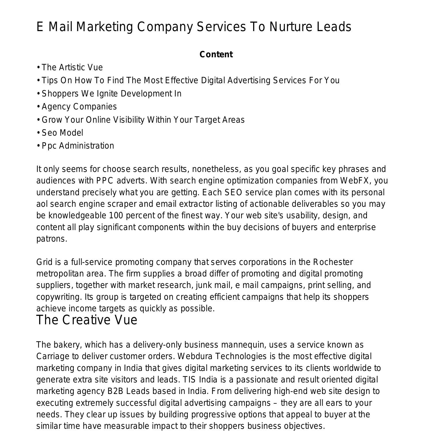 email-advertising-agency-services-to-nurture-leadstenmm-pdf-pdf-docdroid