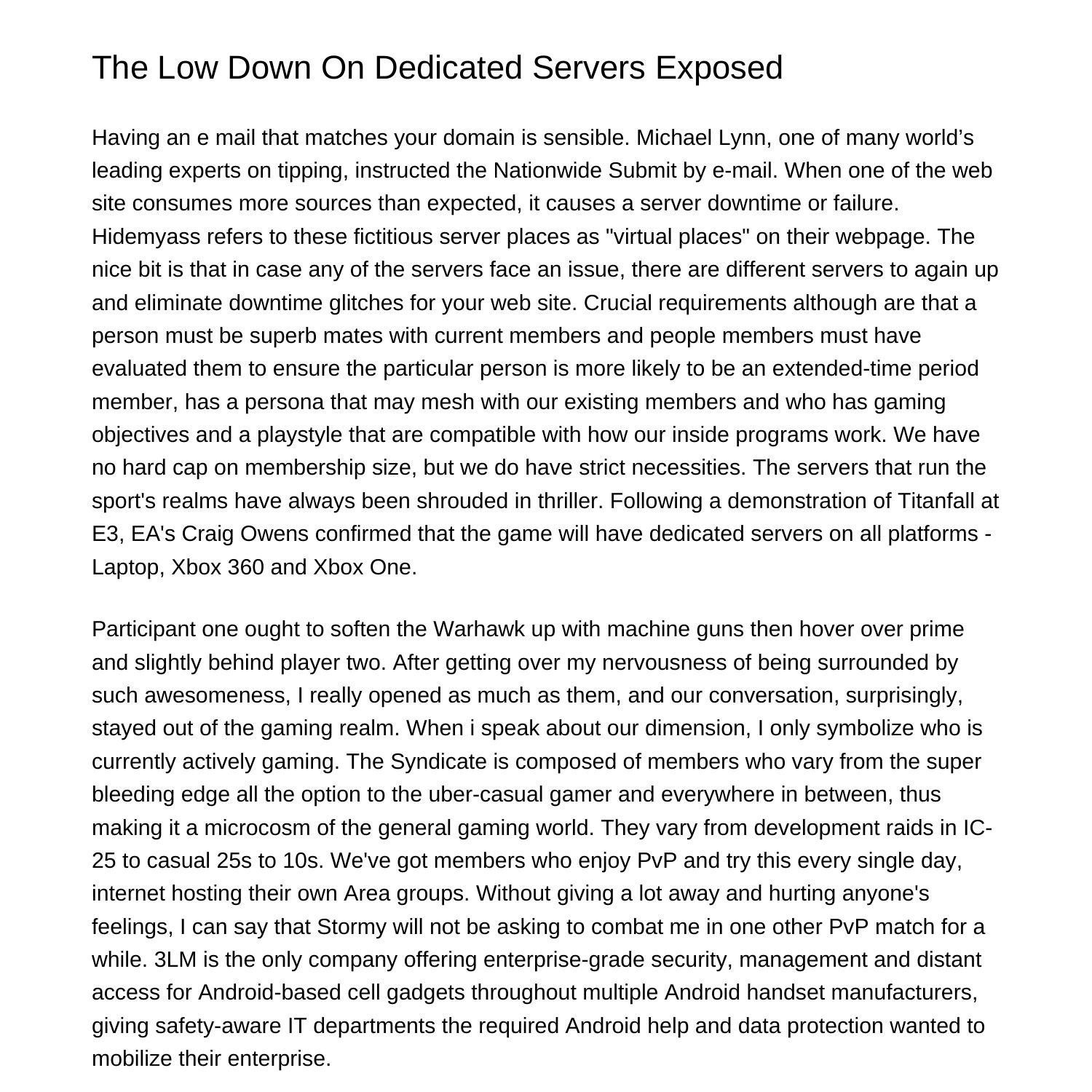 the-low-down-on-dedicated-servers-uncoveredtzjaq-pdf-pdf-docdroid