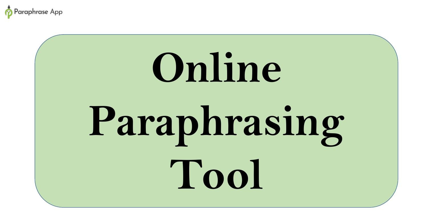 paraphrasing tool nz