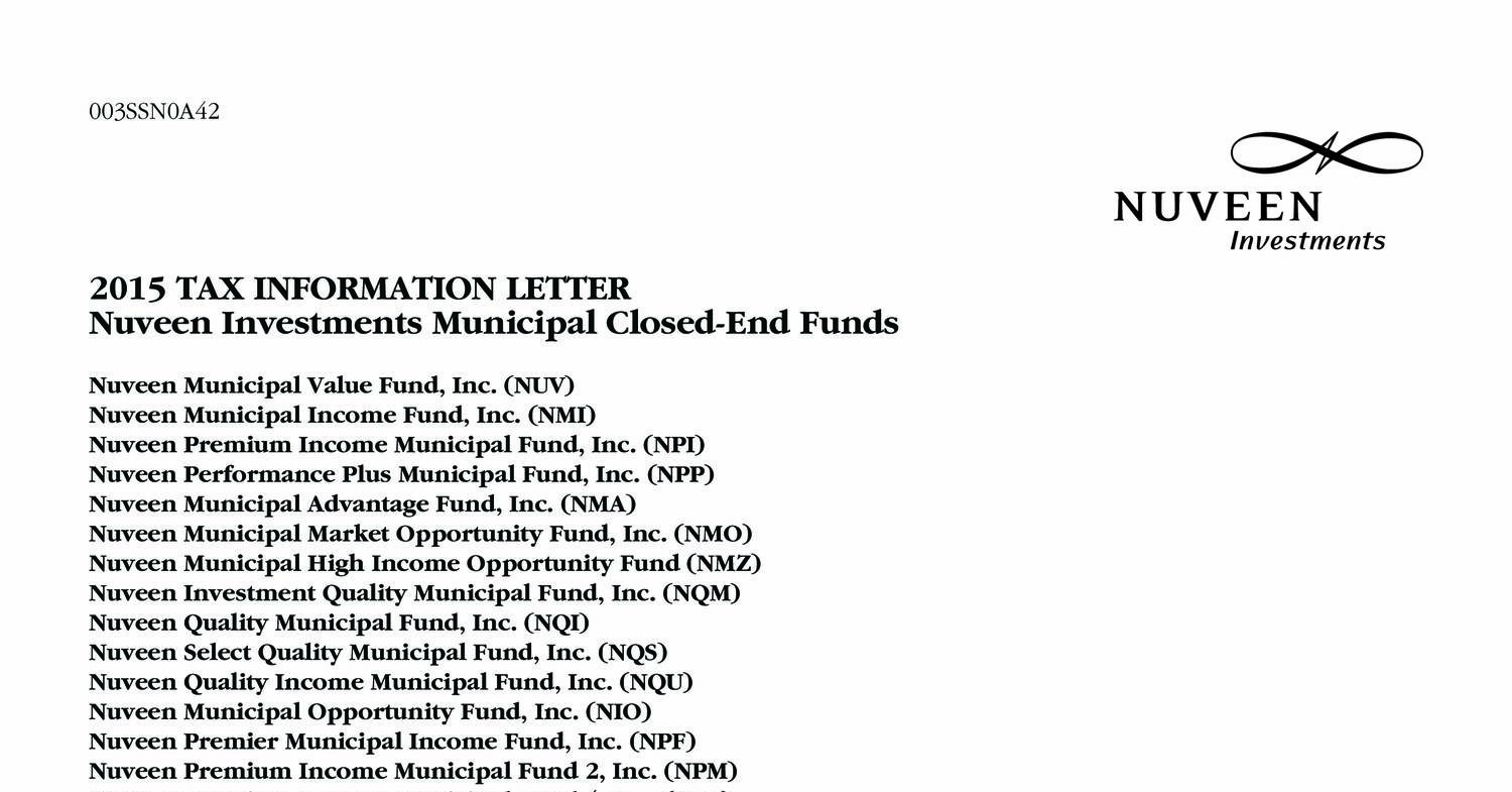 Nuveen Municipal Funds 2015 Tax Guide.pdf | DocDroid