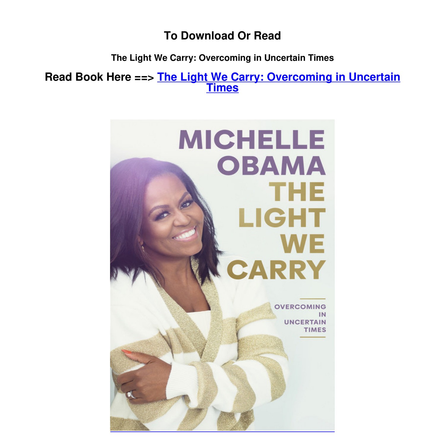 the light we carry overcoming in uncertain times pdf download