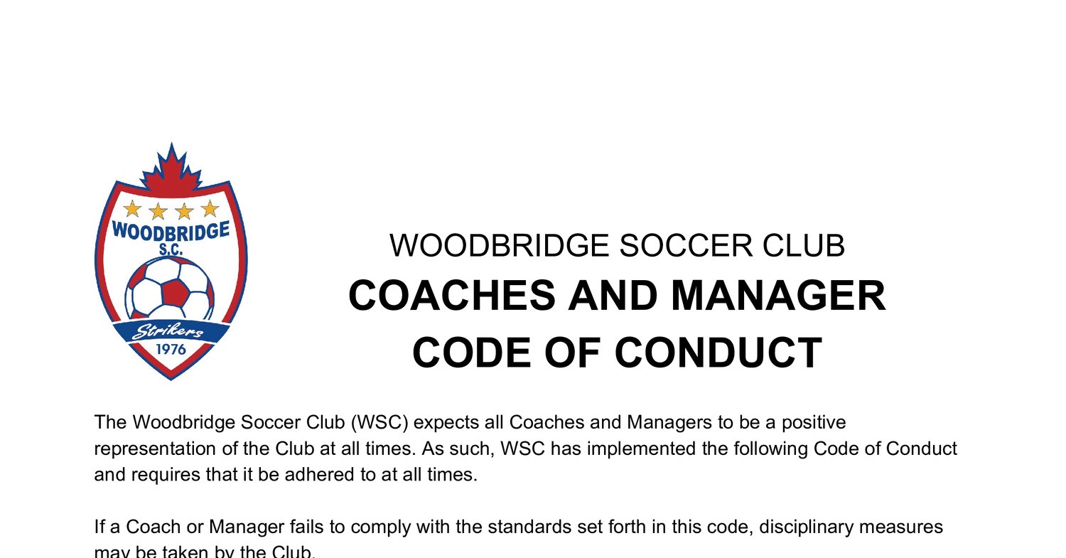 Coach And Manager Code Of Conduct.pdf | DocDroid