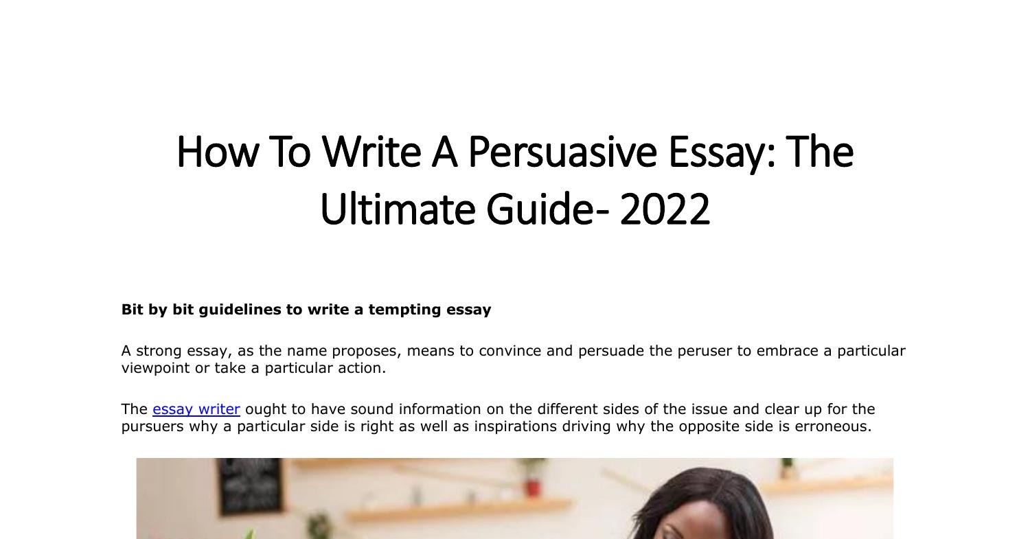 persuasive essay topics for 2022