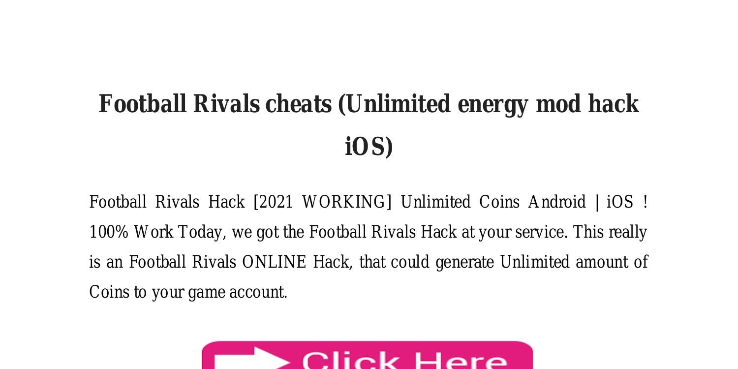 NFL Rivals Mod 95K Gems iOS and Android 2023 by nfl-rivals-mod - Issuu