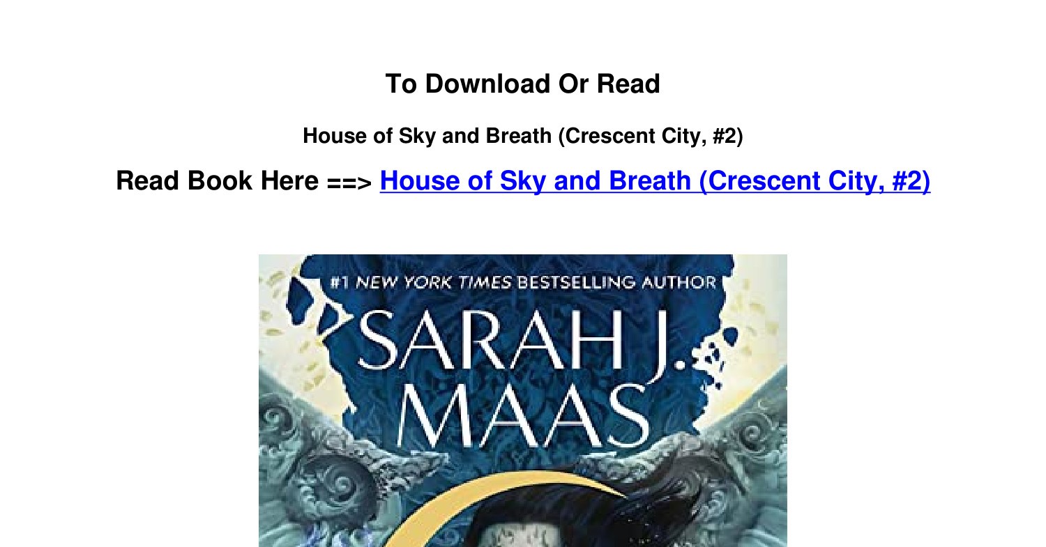 sarah j maas crescent city book 3 epub